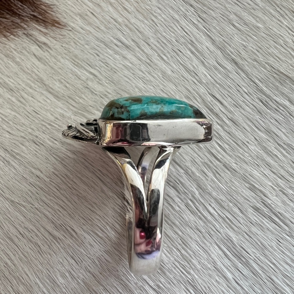 Kingman Turquoise Decorative Statement Navajo Wes… - image 6